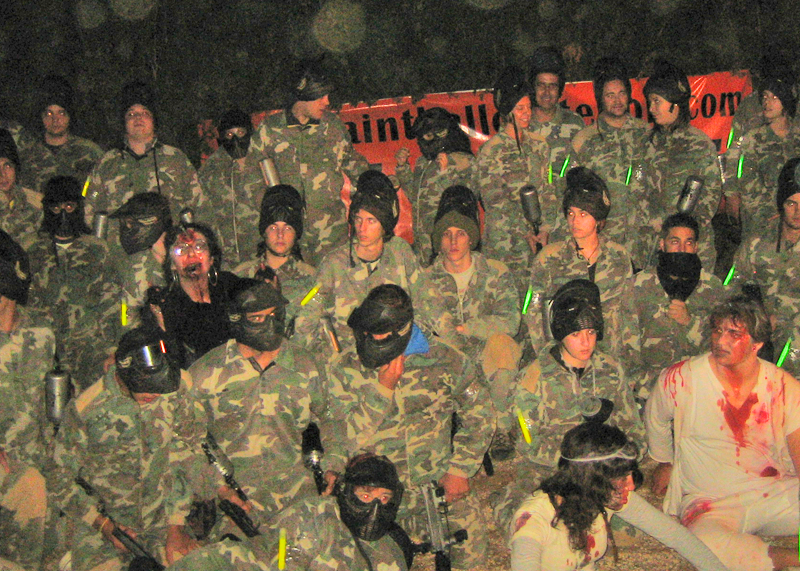 Pack Paintball noche Halloween Producto PaintBall Castellón
